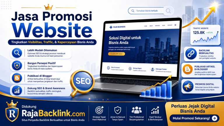 Jasa Promosi Website: Strategi Meningkatkan Visibilitas, Traffic, dan Persepsi Positif Bisnis